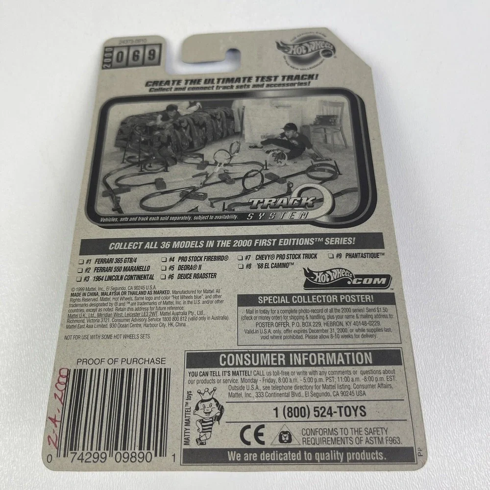 2000 Hot Wheels First Editions 9 Of 36 Phantastique 069